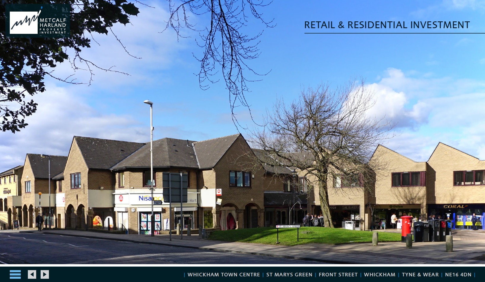 Whickham Town Centre, St Marys Green, Whickham, Tyne & Wear Metcalf